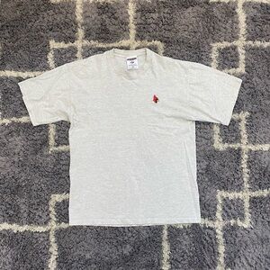 Grey Shirt with Embroidered Bird Logo | Quick Shipping